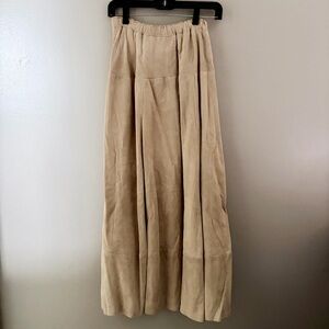 Vintage Char & Sher Suede Skirt